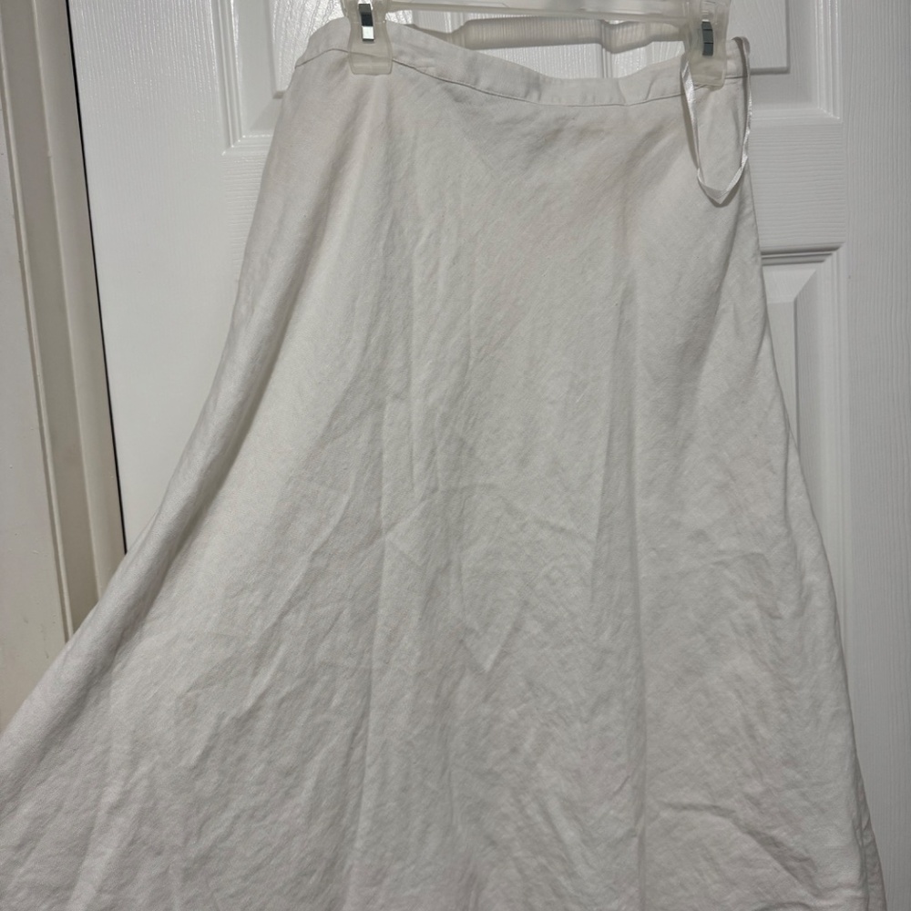 100% linen Ralph Lauren skirt - size 8P - Picture 4 of 4